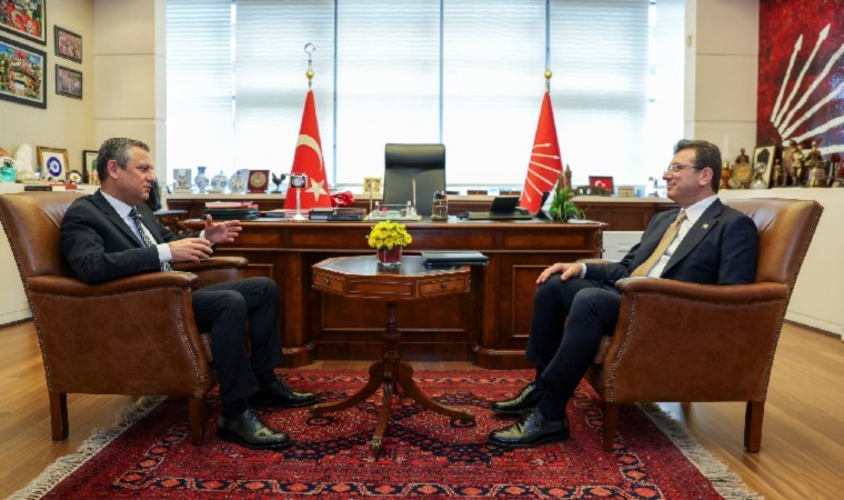 ⁠TBB ve İBB Başkanı İmamoğlu, CHP Genel Başkanı Özel'le CHP Genel Merkezi'nde görüştü