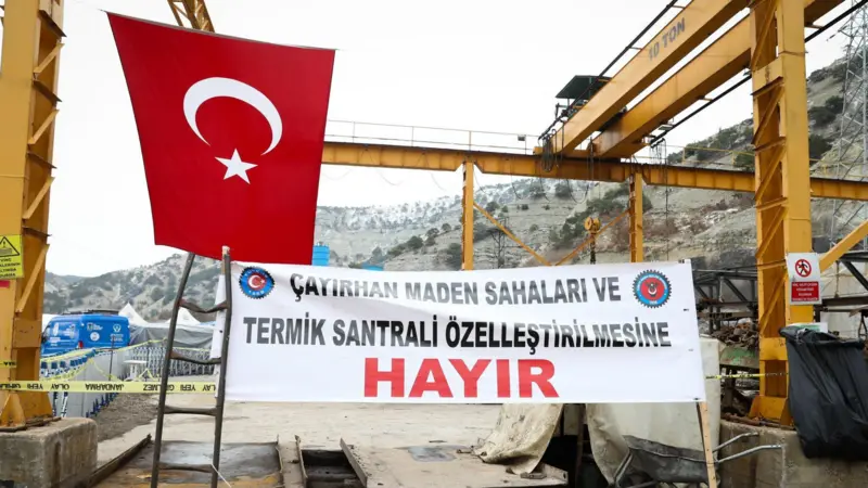 Çayırhan işçileri özelleştirme kararına karşı Ankara'ya yürüyor…