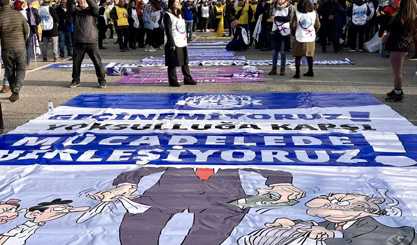 Emekçiler yoksulluğa karşı ayakta!   ANKARA'DA  