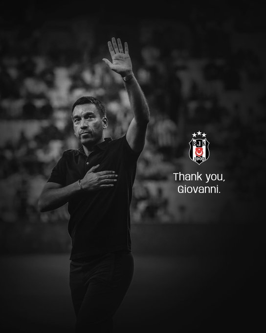 Beşiktaş, Teknik Direktör Giovanni van Bronckhorst’un sözleşmesini feshetti