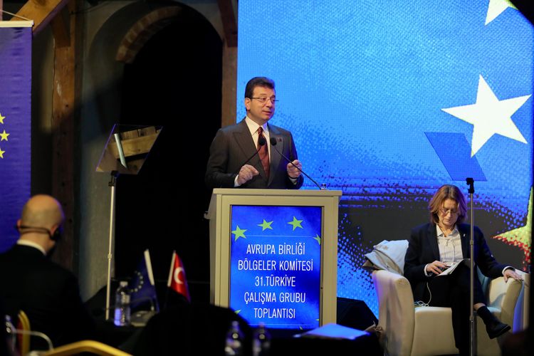 TBB ve İBB Başkanı İmamoğlu, AB Bölgeler Komitesi Toplantısında Konuşma Yaptı