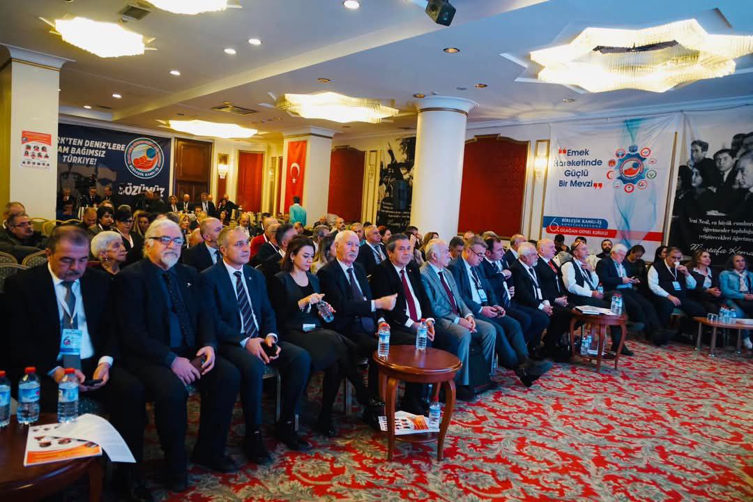 BİRLEŞİK KAMU-İŞ KONFEDERASYONU 6. Olağan Genel Kurulu'nda yeni yönetimini belirledi