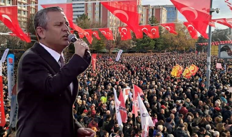 CHP Lideri ÖZEL: “Erdoğan gel hesap ver, burada yüzbinler sana istifa diyor”