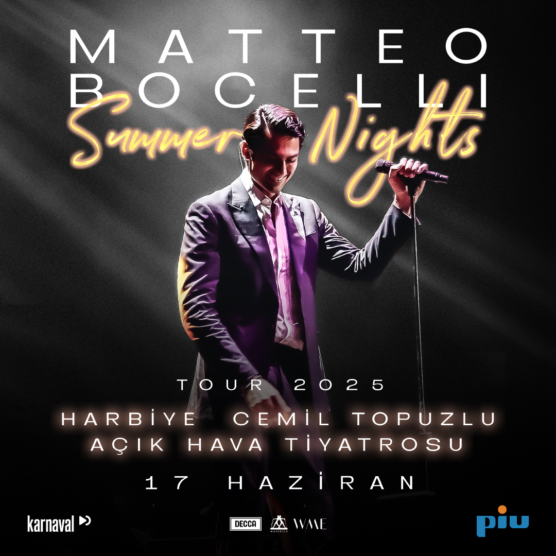 Matteo Bocelli’den İstanbul’da İlk Konser, 17 Haziran 2025’te...