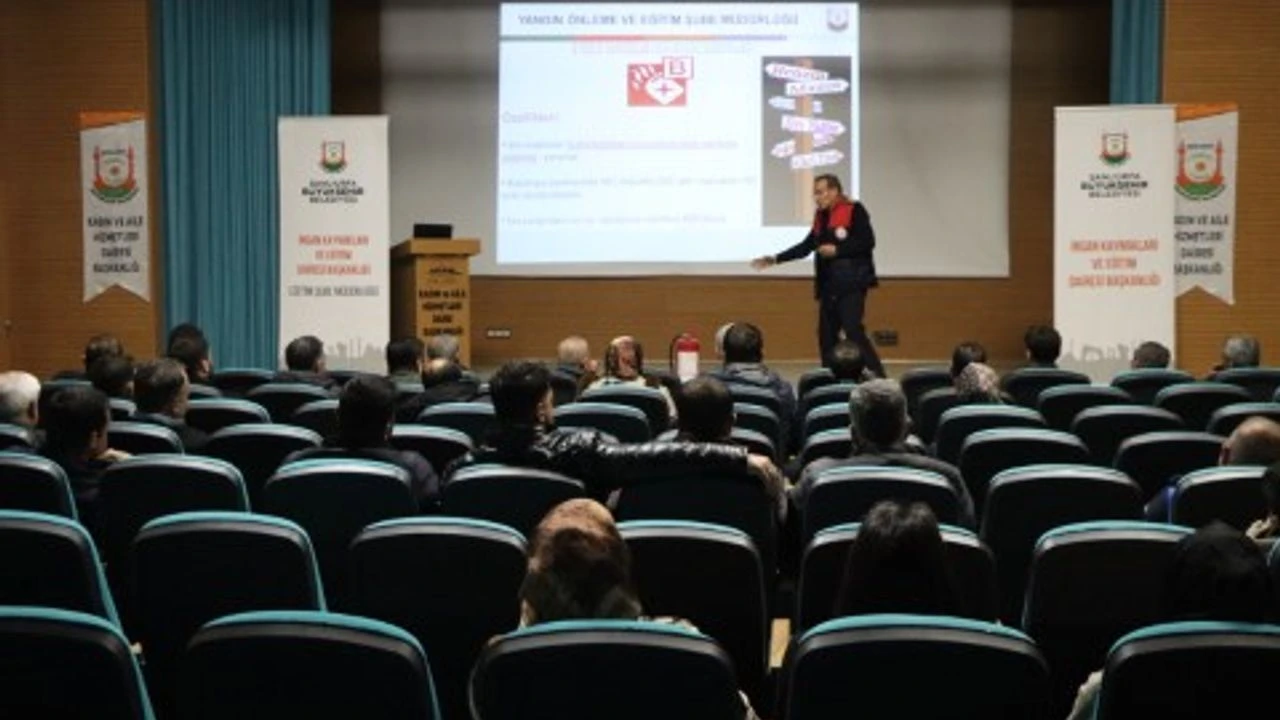 Büyükşehir Belediyesi'nden 'Yangın Öncesi Önlemler' Eğitimi