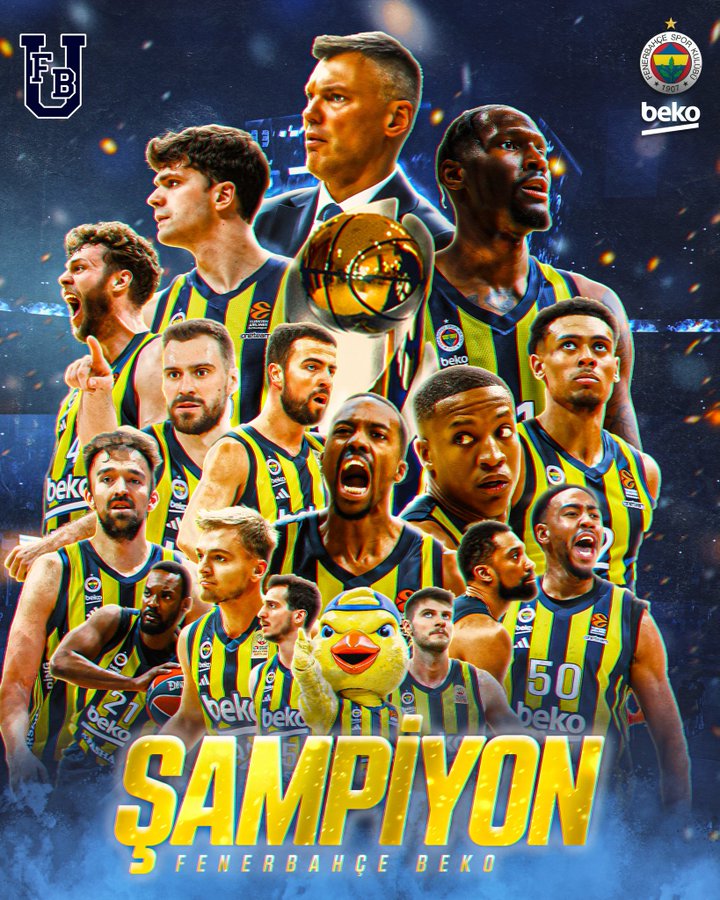 2025 ING TÜRKİYE KUPASI ŞAMPİYONU FENERBAHÇE BEKO