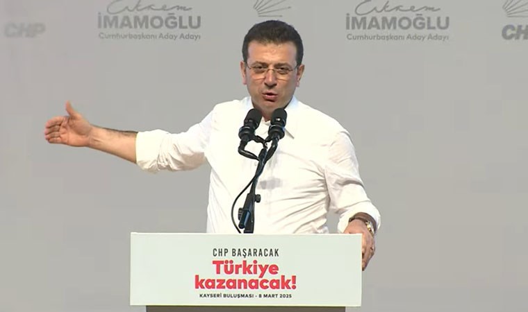 Ekrem İmamoğlu, Kayseri'de: “İKTİDARIN YERLE BİR ETTİĞİ HER ŞEYİ YENİDEN İNŞA EDECEĞİZ”