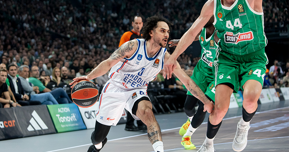 Anadolu Efes, Panathinaikos’u Atina’da yenerek, durumu 1-1 yaptı!  