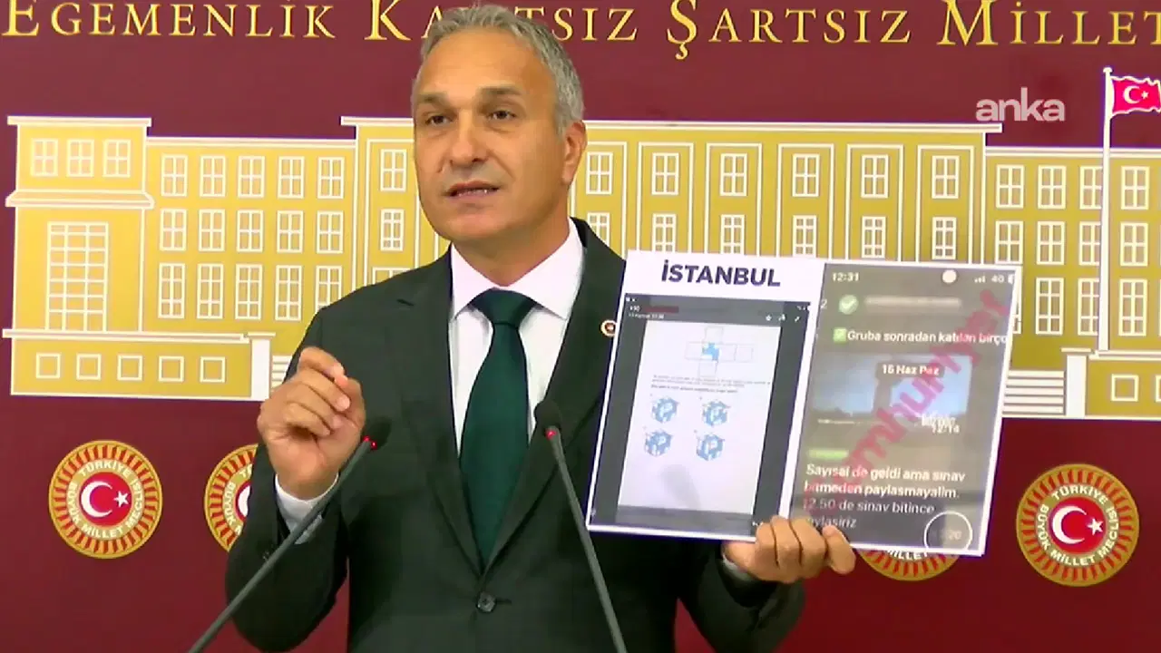 CHP Genel Başkan Yardımcısı Suat ÖZÇAĞDAŞ, 'LGS' skandalını TBMM'ye taşıdı