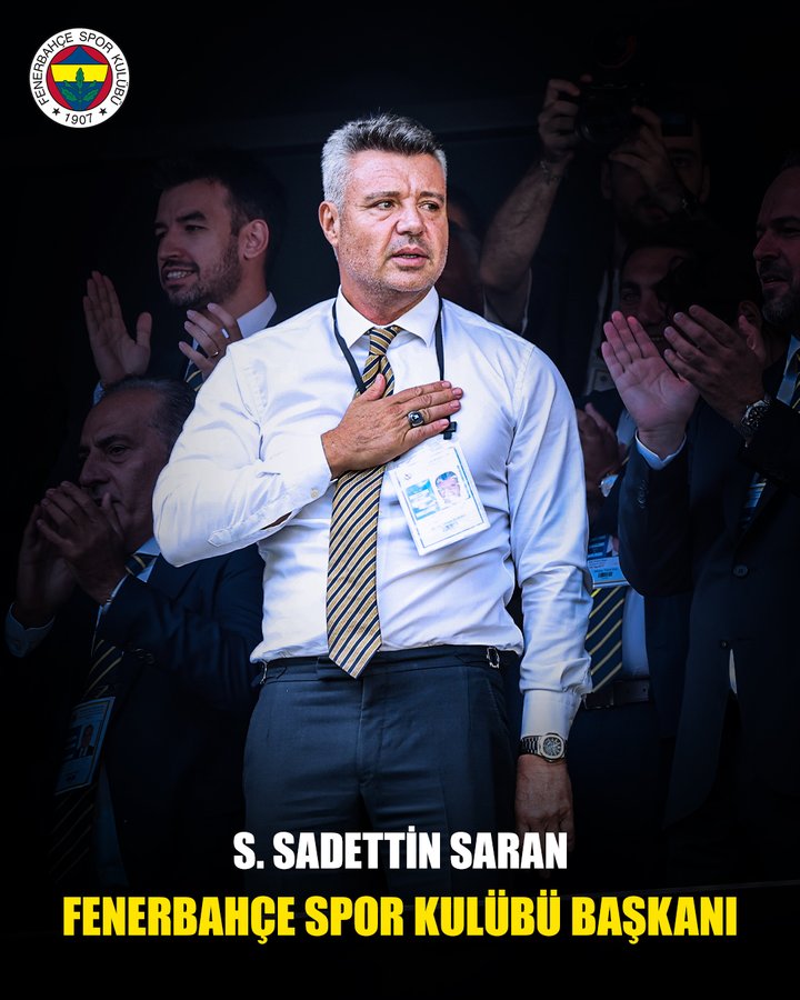 SADETTİN SARAN, FENERBAHÇE'NİN YENİ BAŞKANI