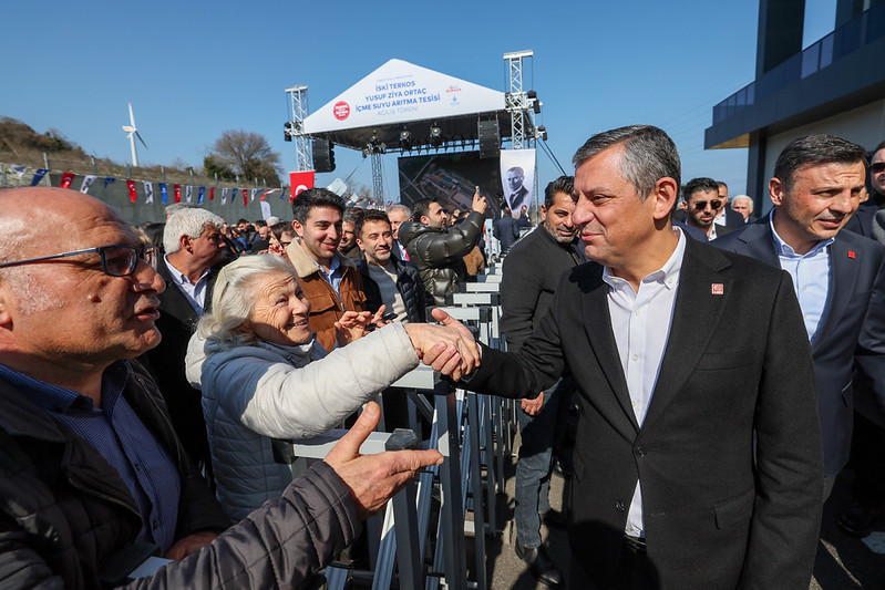 Özgür Özel, İSKİ Terkos Yusuf Ziya Ortaç İçme Suyu Arıtma Tesisi Açılış Töreni’ne katıldı