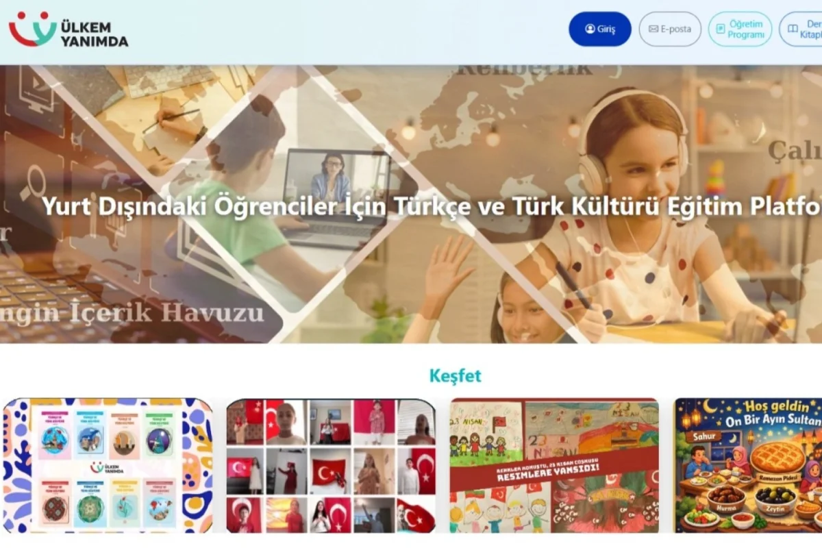 “Ülkem Yanımda” Platformu ile Türkçe ve Kültür Evde Öğreniliyor