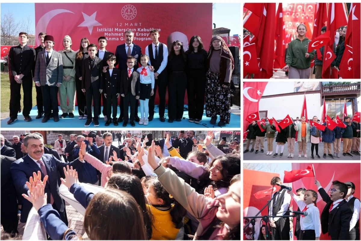 Bakan Tekin, İstiklal Marşı’nın Kabulü Programına Katıldı