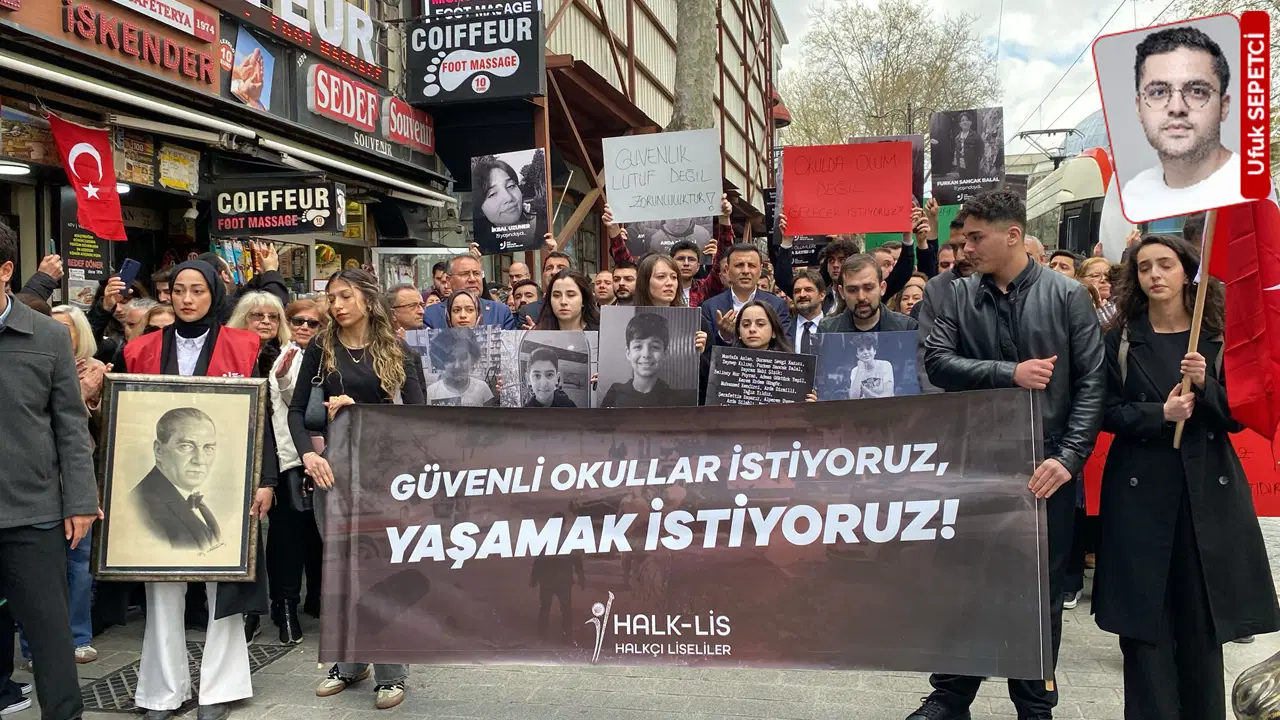 CHP'den, İstanbul İl Milli Eğitim Müdürlüğü önünde  23 Nisan'da 23 maddelik manifesto!