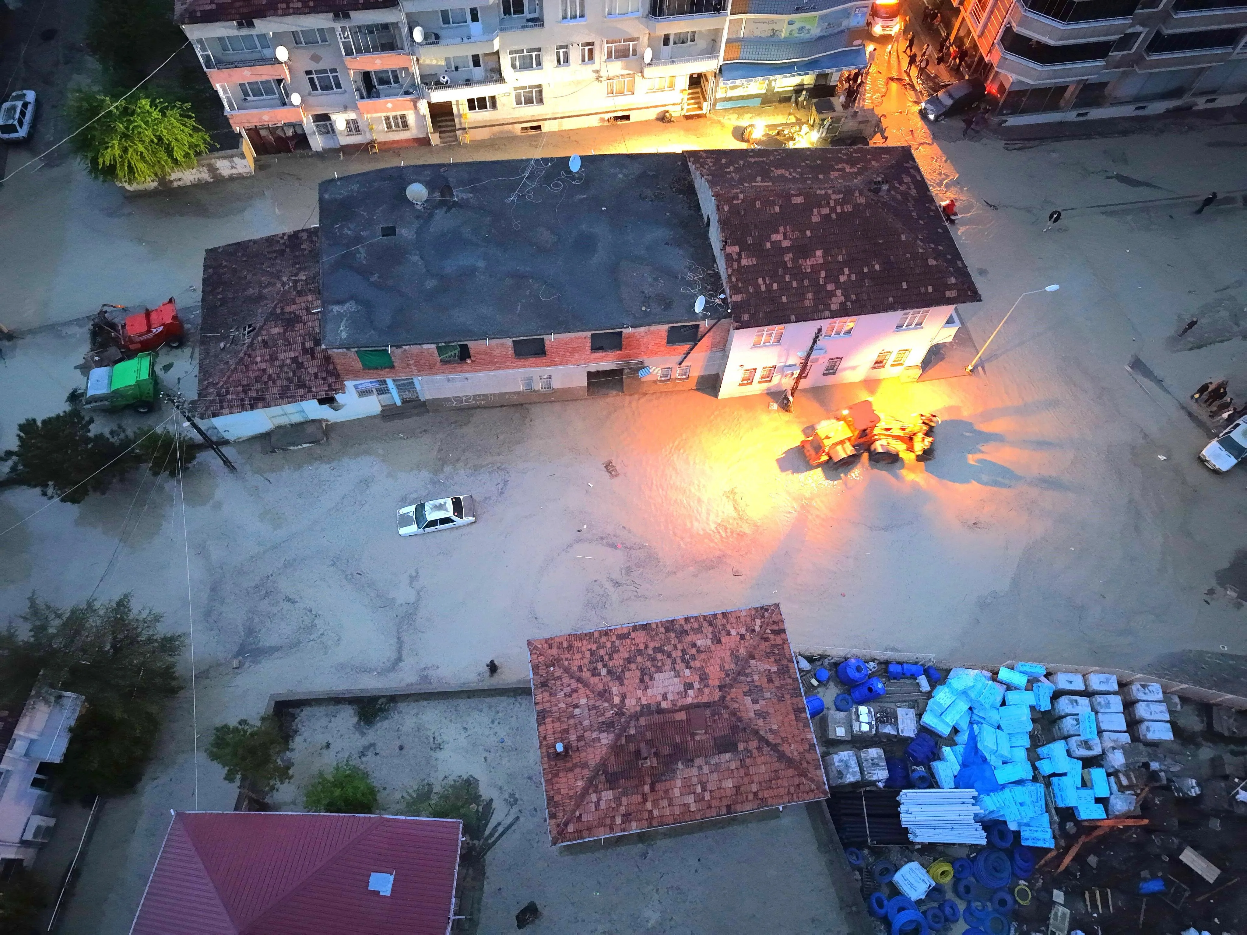 Samsun’da Sağanak Sonrası Taşkın: Ekipler Hızla Müdahale Etti
