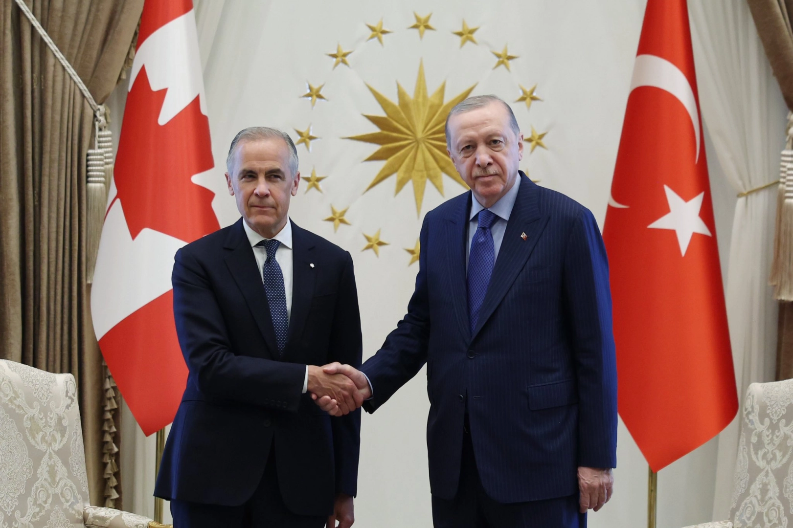 Erdoğan, Kanada Başbakanı Carney’i Külliye’de Ağırladı