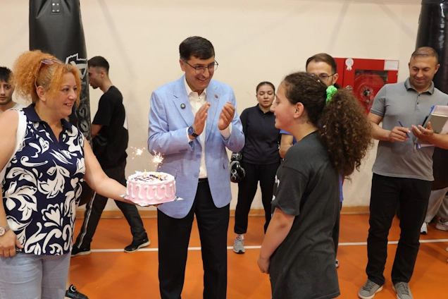 Kütahya’da Başkan Kahveci’den Sporculara Moral Ziyareti