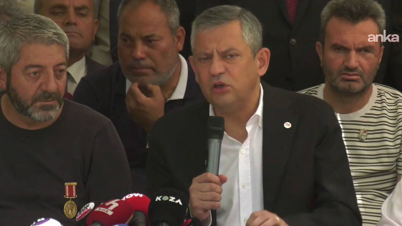 Açlık grevindeki şehit aileleri ve gazilere Özgür ÖZEL: 'Hakkınız verilene kadar yanınızdayız'