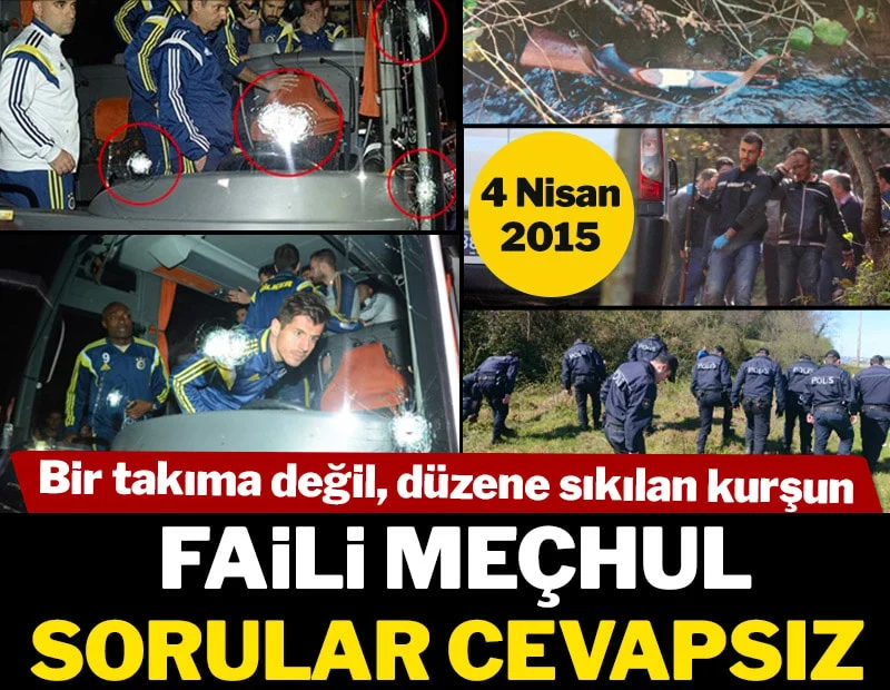 Fenerbahçe takım otobüsüne yapılan saldırıdan 11 yıl sonra 5 şüpheli gözaltına alındı!