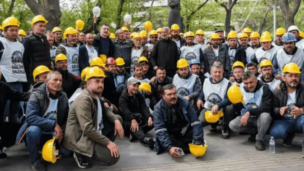 Yıldızlar SSS Holding’e bağlı Doruk Madencilik işçileri, Ankara’da eylemlerini sürdürüyor!