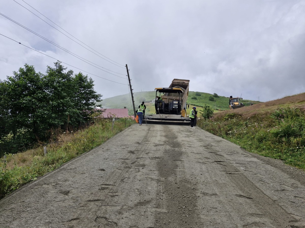 Trabzon’da 4 İlçede Ulaşım İçin 13 Kilometrelik Yol Yenilendi