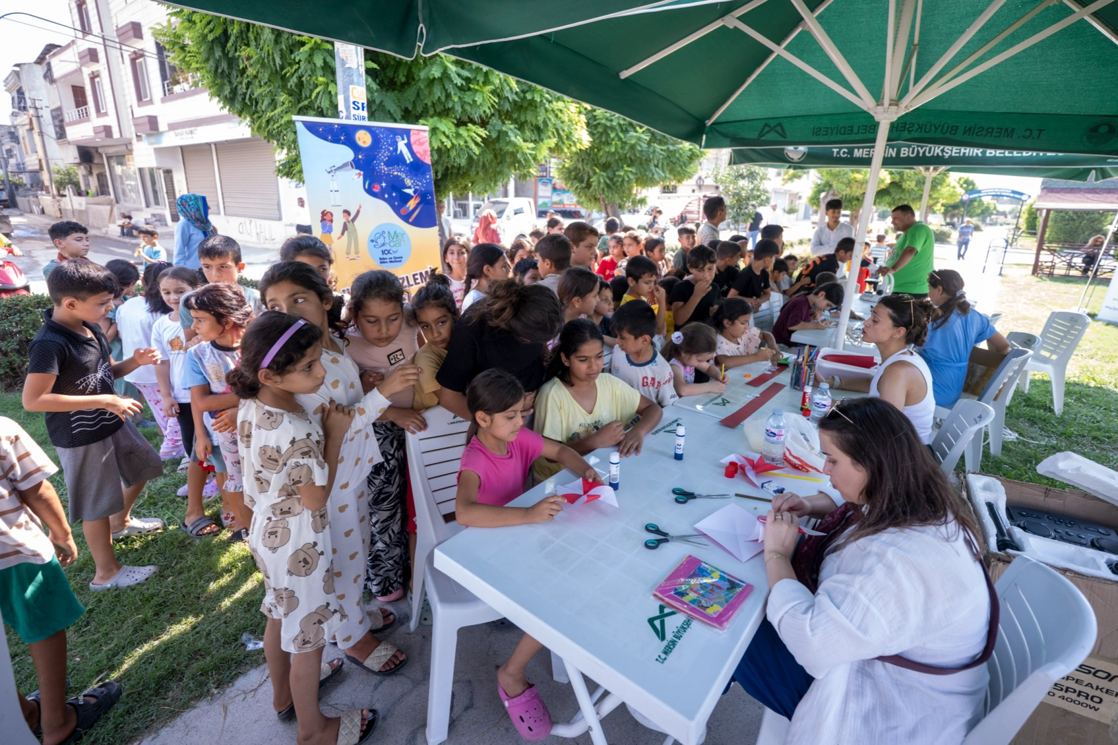 Mersin Büyükşehir’in Etkinlikleri Çocuklardan Büyük İlgi Görüyor