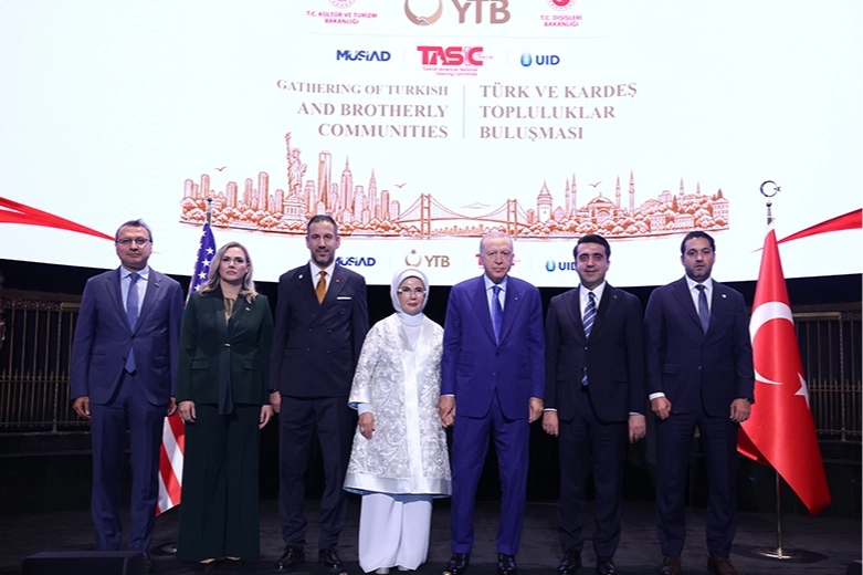 Erdoğan, New York’ta Türk-Amerikan Toplumuyla Bir Araya Geldi