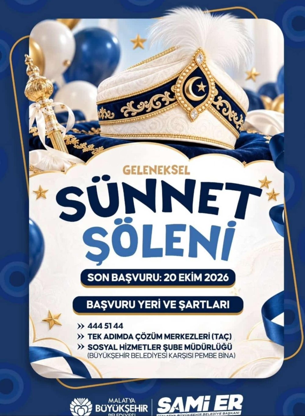 Malatya’da Çocuklar İçin Geleneksel Sünnet Şöleni Düzenlenecek