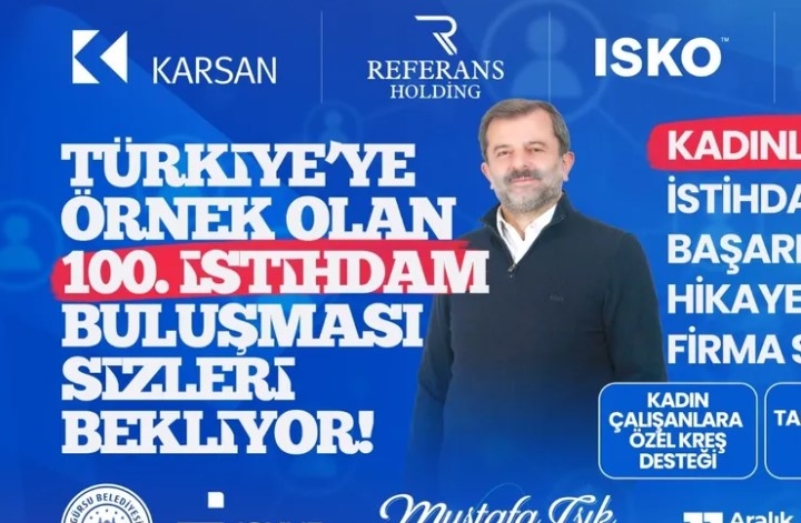 Bursa Gürsu’da İstihdamın 100. Buluşması İçin Davet
