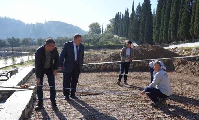 Muğla Milas'ta Şehitlik İnşası İçin Çalışmalar Başlatıldı