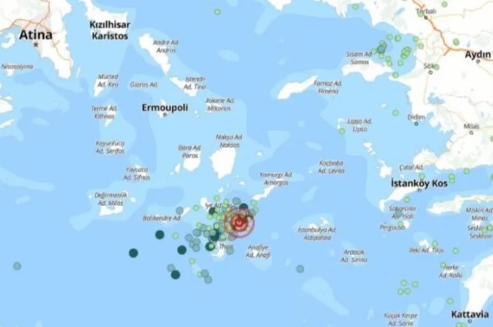 EGE DENİZİ’NDE DEPREM HAREKETLİLİĞİ!  6 Günde 450’den Fazla Sarsıntı