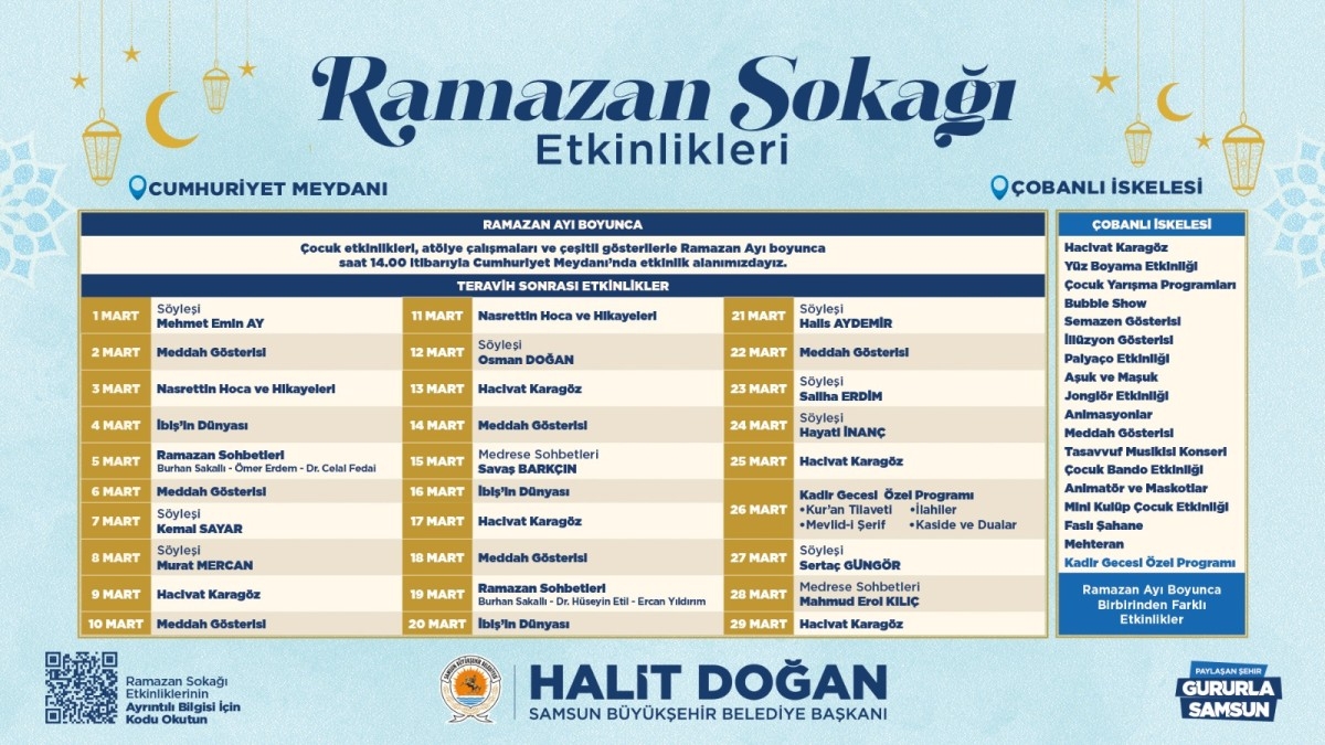 Samsun'da Ramazan Coşkusu