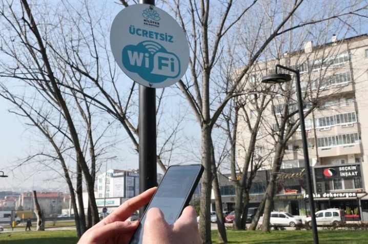 Nilüfer Belediyesi Ücretsiz Wi-Fi Hizmetini Genişletiyor