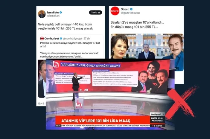POLİTİKA KURULLARI’nın maaşlarıyla ilgili, İletişim Başkanlığı’ndan yalanlama!