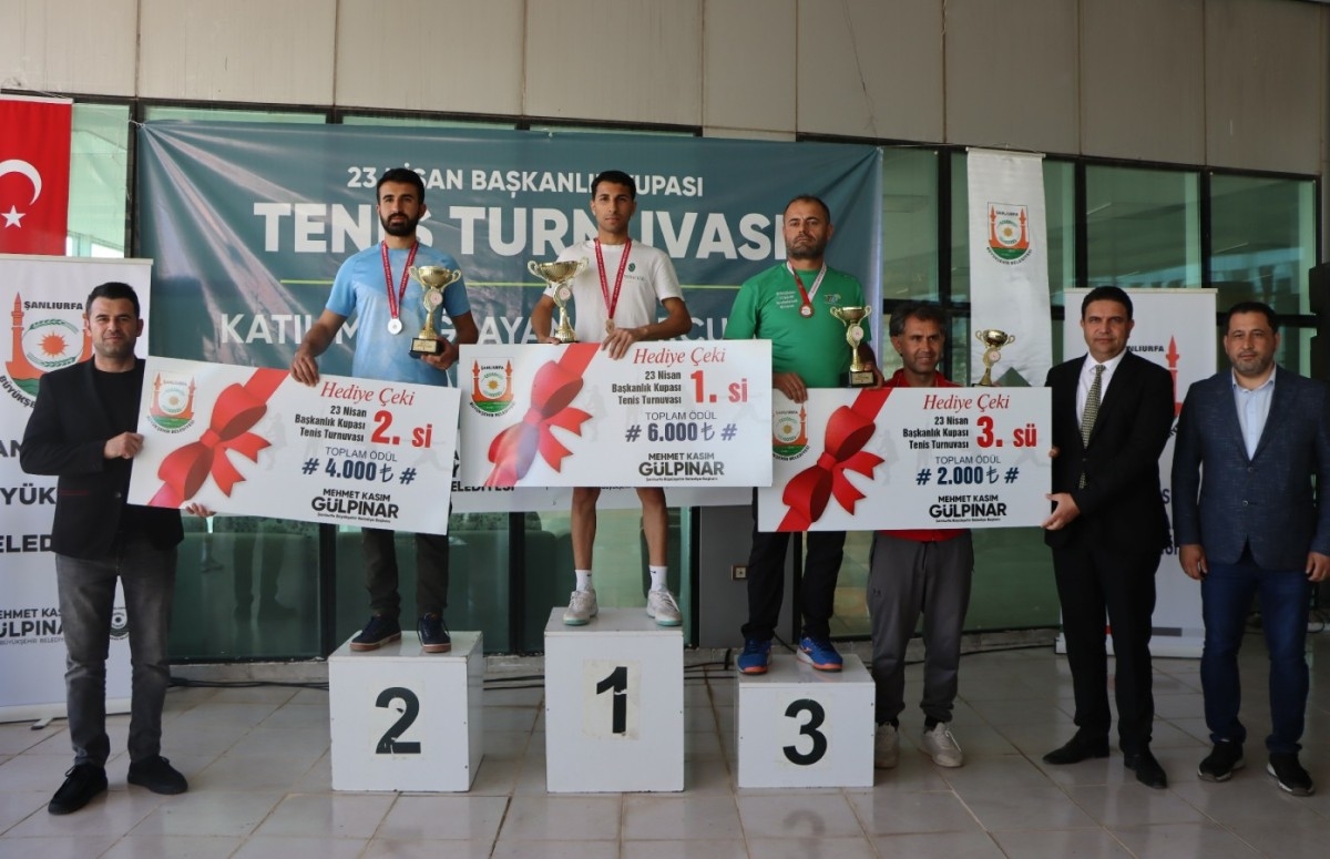 Başkanlık Kupası Kort Tenisi Turnuvası’nda Ödüller Sahiplerini Buldu