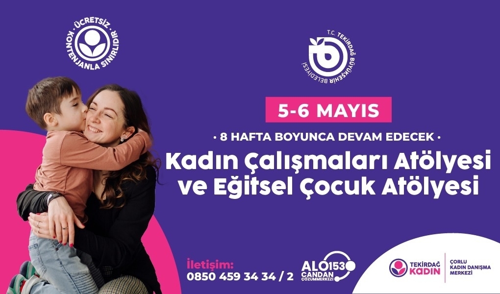 Kadın Çalışmaları Atölyesi ve Eğitsel Çocuk Atölyesi 5-6 Mayıs’ta Başlıyor