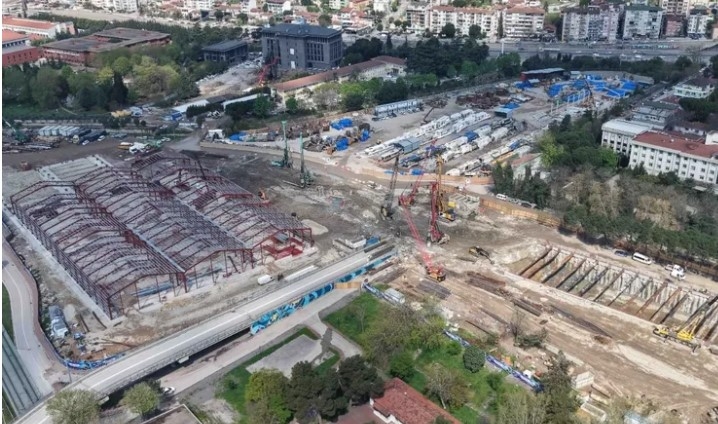 Körfezray Metro Projesinde Çalışmalar Tüm Hızıyla Sürüyor