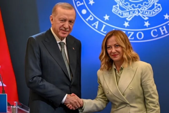 Cumhurbaşkanı Erdoğan, İtalya Başbakanı Meloni ile Telefonda Görüştü
