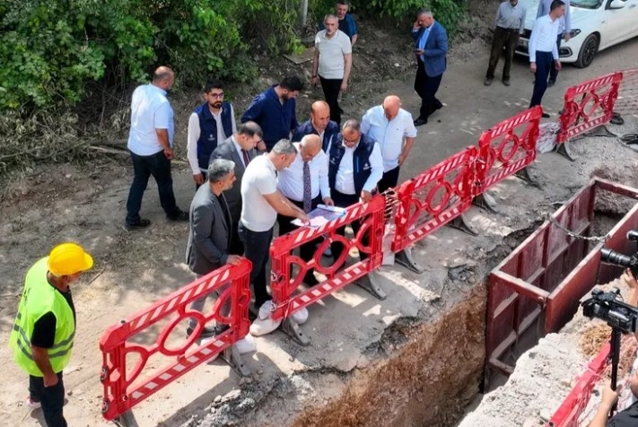 Malatya Altyapı Çalışmalarını Yerinde İnceledi