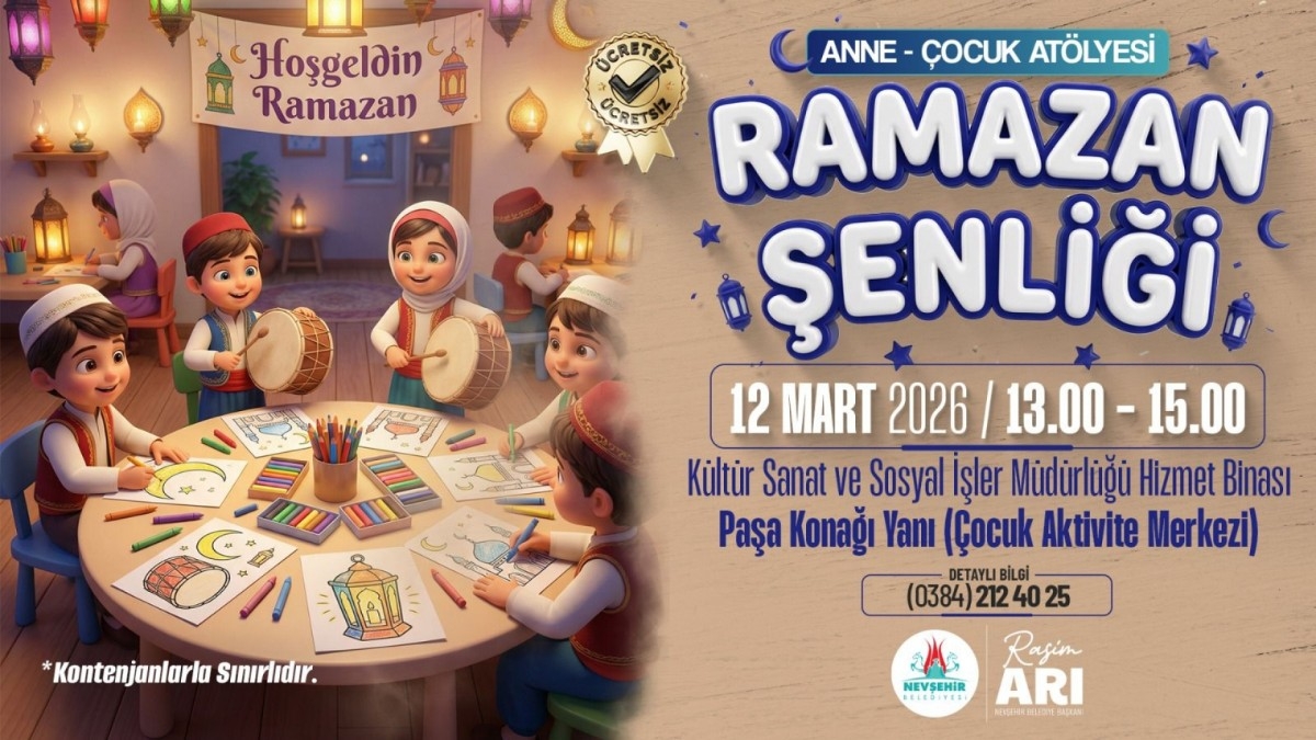 Nevşehir Belediyesi’nden Çocuklara Ramazan Coşkusu