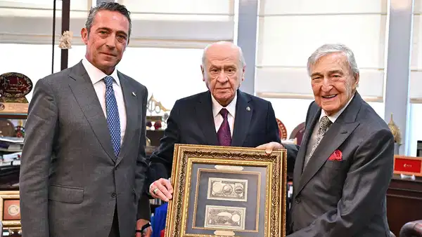 Koç Holding'ten Bahçeli ve Dervişoğlu'na ziyaret!