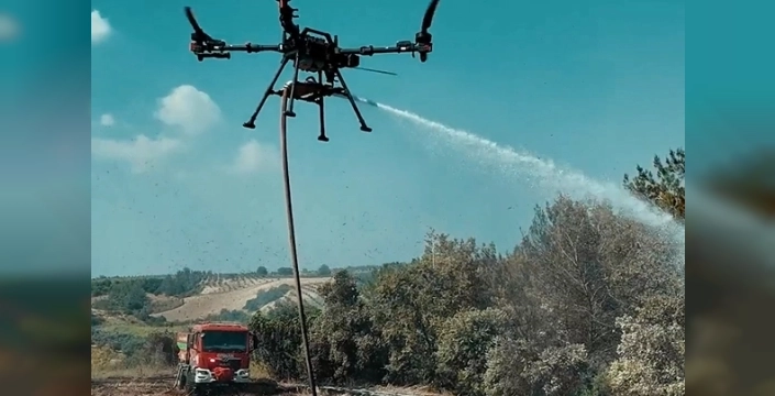 Orman Yangınlarıyla Mücadelede Drone Desteği Etkinliği Artırıyor