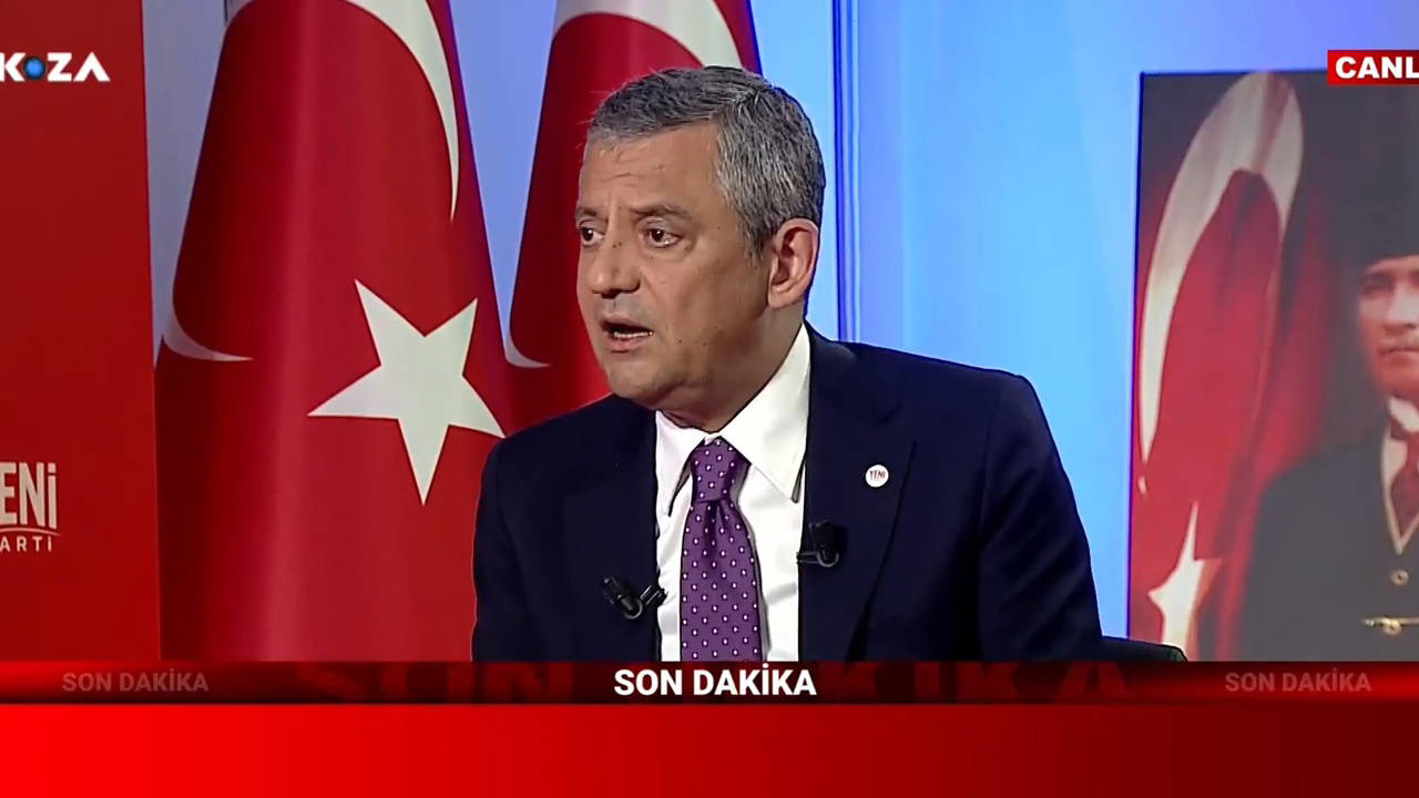 KOZA TV canlı yayınında Özgür ÖZEL: 