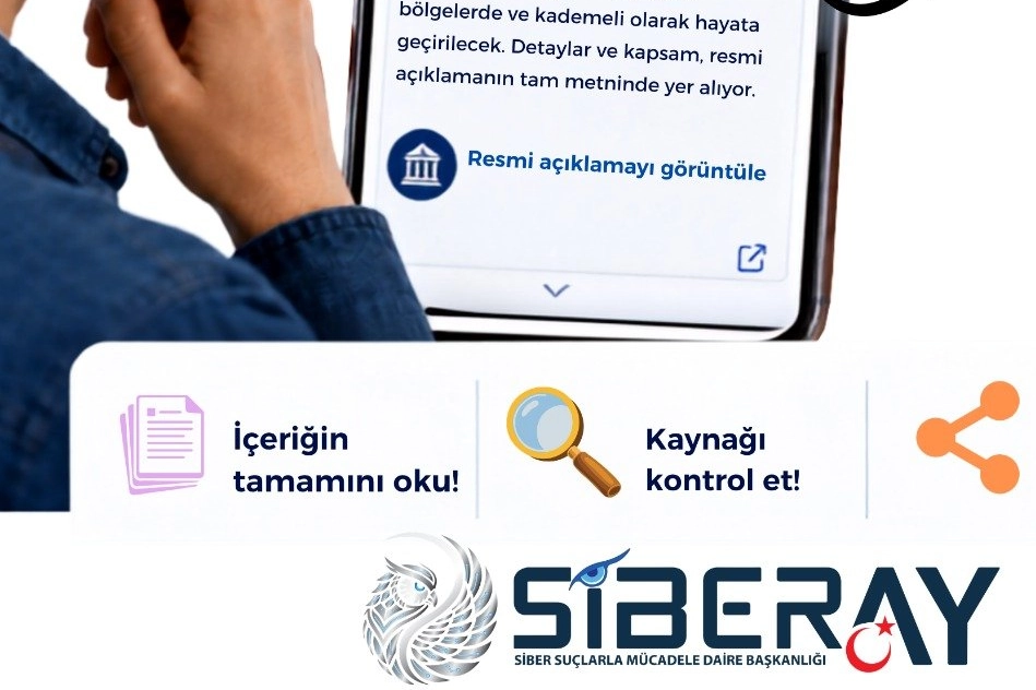 Dijital Dünyada Dezenformasyon Uyarısı: Siberay’dan Vatandaşlara ″Tıklama Tuzakları″