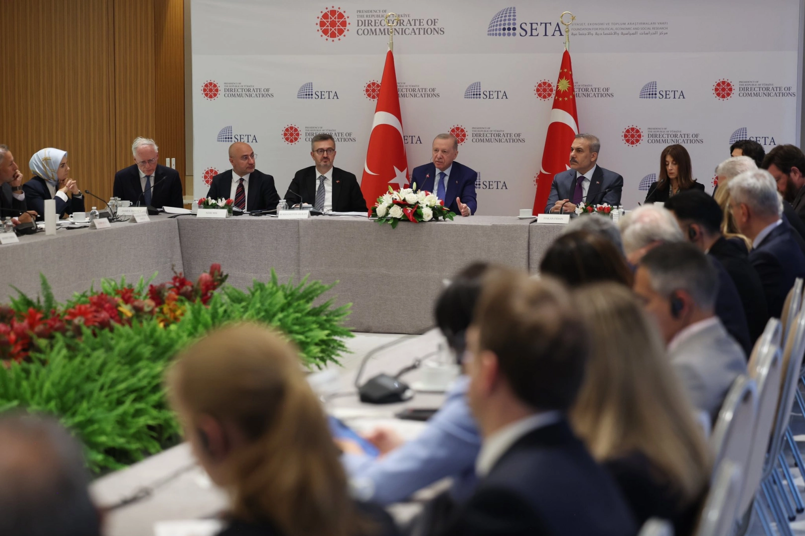 Erdoğan, New York’ta ABD’li Düşünce Kuruluşlarıyla Buluştu